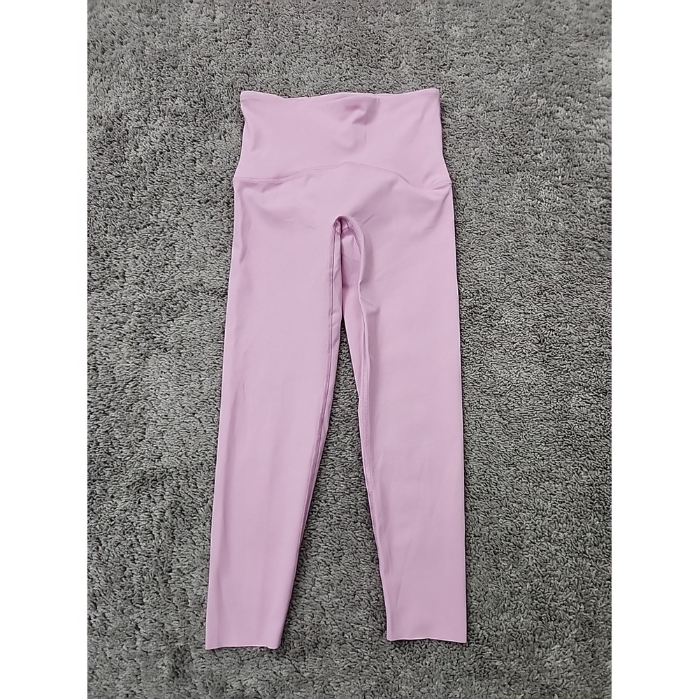 Spanx Booty Boost Leggings Women M Purple Cropped High Waisted Athleisure